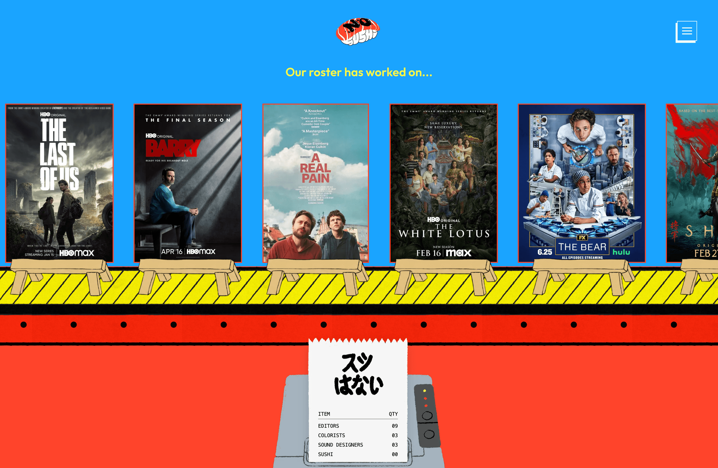 No Sushi featured shows